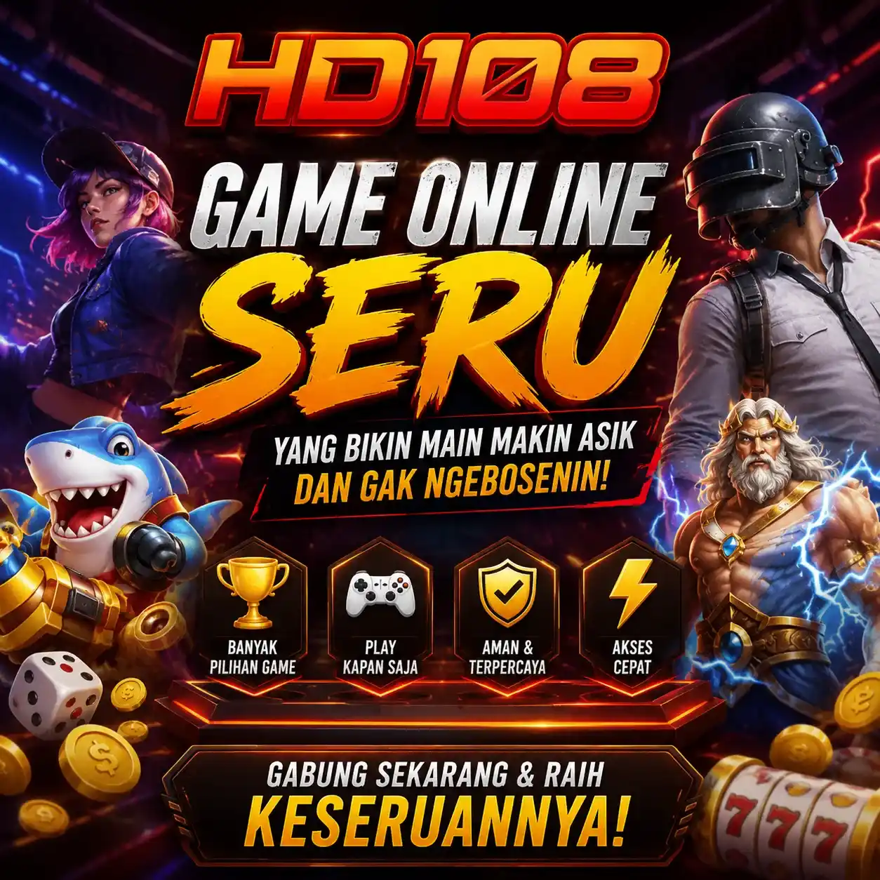 HD108 ⚡ Game Online Seru yang Bikin Main Makin Asik dan Gak Ngebosenin